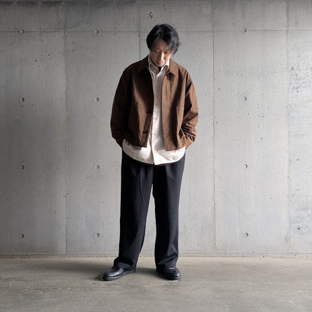 still by hand 通販,still by hand 東京取り扱い店舗,スティルバイハンド,Synthetic leather short blouson, BL07263