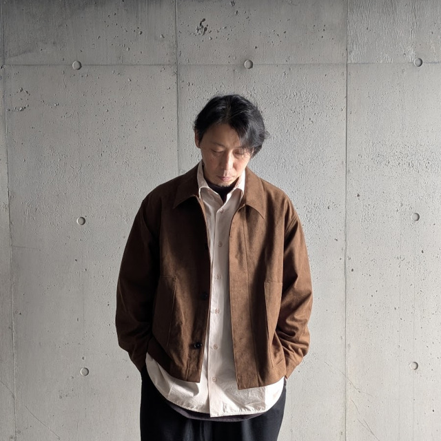 still by hand 通販,still by hand 東京取り扱い店舗,スティルバイハンド,Synthetic leather short blouson, BL07263
