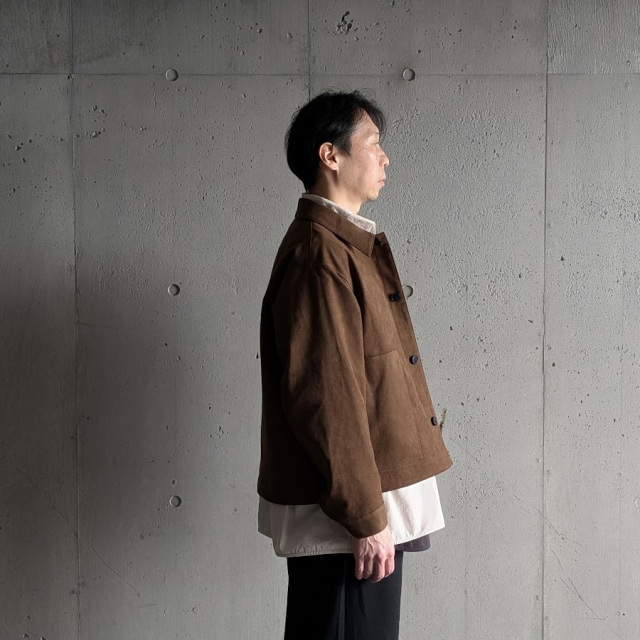 still by hand 通販,still by hand 東京取り扱い店舗,スティルバイハンド,Synthetic leather short blouson, BL07263