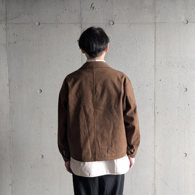 still by hand 通販,still by hand 東京取り扱い店舗,スティルバイハンド,Synthetic leather short blouson, BL07263
