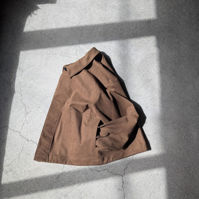 still by hand 通販,still by hand 東京取り扱い店舗,スティルバイハンド,Synthetic leather short blouson, BL07263