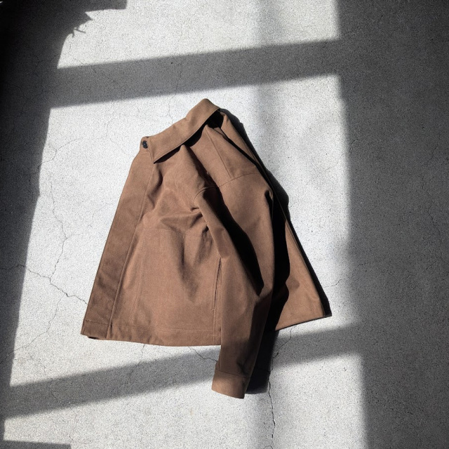 still by hand 通販,still by hand 東京取り扱い店舗,スティルバイハンド,Synthetic leather short blouson, BL07263
