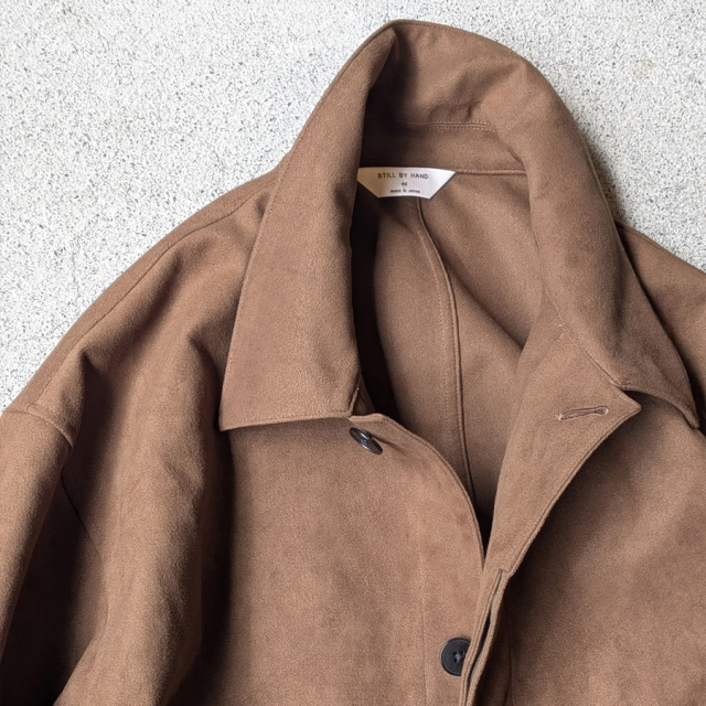 still by hand 通販,still by hand 東京取り扱い店舗,スティルバイハンド,Synthetic leather short blouson, BL07263