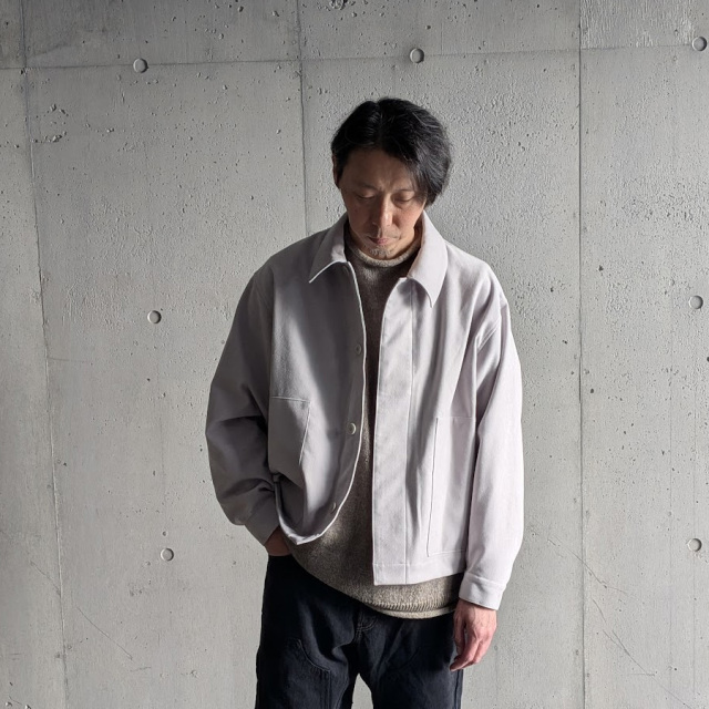 still by hand 通販,still by hand 東京取り扱い店舗,スティルバイハンド,Synthetic leather short blouson, BL07263