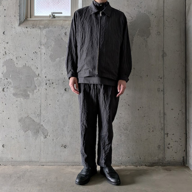 still by hand 通販,still by hand 東京取り扱い店舗,スティルバイハンド,creasy zip up blouson,bl08263