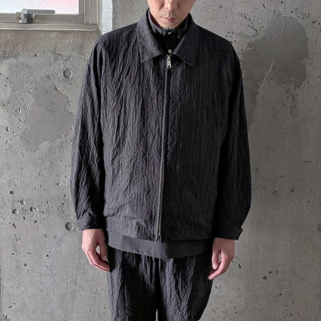 still by hand 通販,still by hand 東京取り扱い店舗,スティルバイハンド,creasy zip up blouson,bl08263