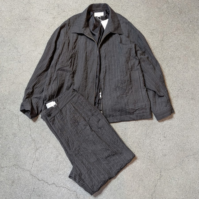 still by hand 通販,still by hand 東京取り扱い店舗,スティルバイハンド,creasy zip up blouson,bl08263