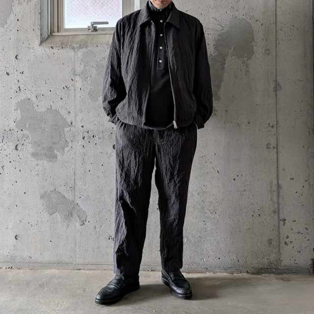 still by hand 通販,still by hand 東京取り扱い店舗,スティルバイハンド,creasy zip up blouson,bl08263