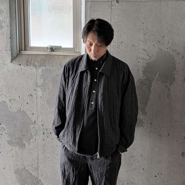 still by hand 通販,still by hand 東京取り扱い店舗,スティルバイハンド,creasy zip up blouson,bl08263