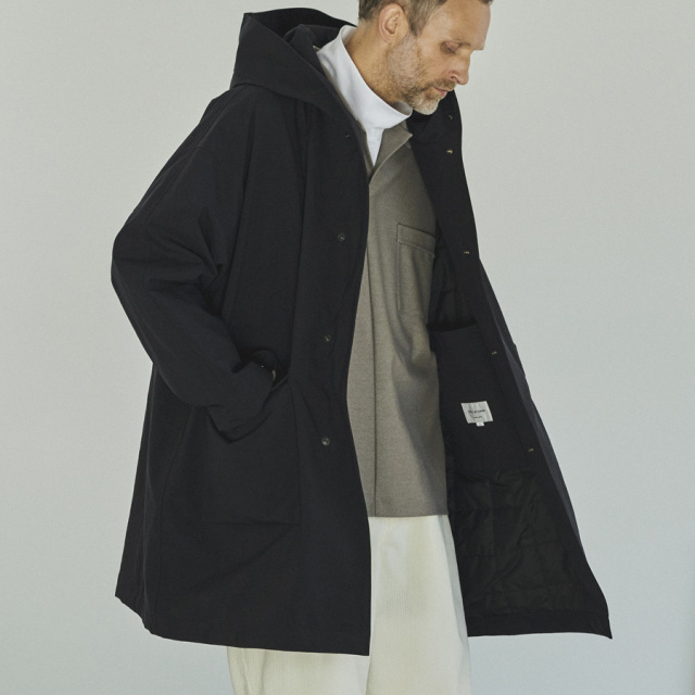 Nylon ox hooded coat,CO01243,still by hand 通販,still by hand 東京取り扱い店舗