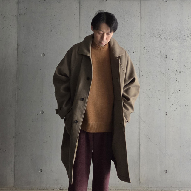 still by hand 通販,still by hand 東京取り扱い店舗,スティルバイハンド,W/N balcollar coat, CO03253