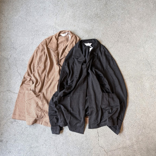 still by hand 通販,still by hand 東京取り扱い店舗,スティルバイハンド,Regular Collar ShirtSingle button cardigan, CS03263