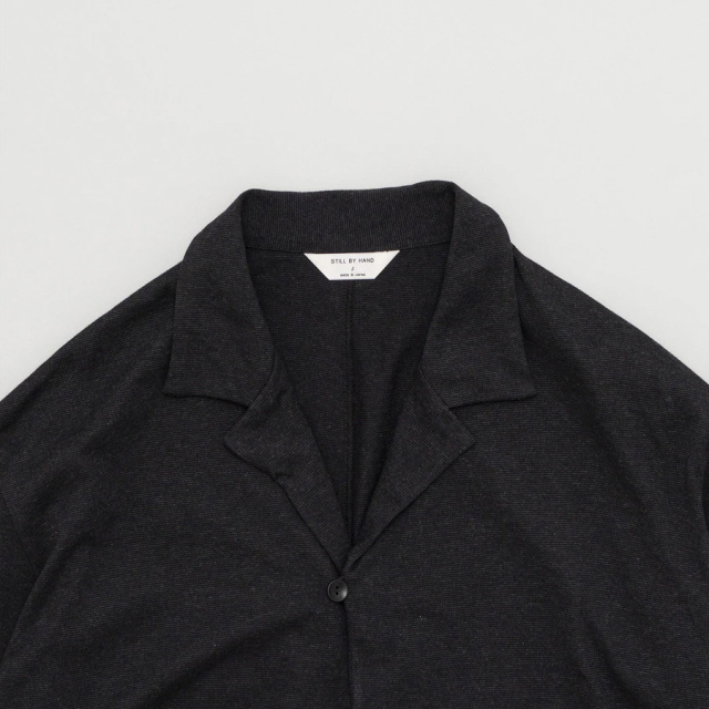 still by hand 通販,still by hand 東京取り扱い店舗,スティルバイハンド,Regular Collar ShirtSingle button cardigan, CS03263