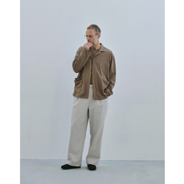 still by hand 通販,still by hand 東京取り扱い店舗,スティルバイハンド,Regular Collar ShirtSingle button cardigan, CS03263
