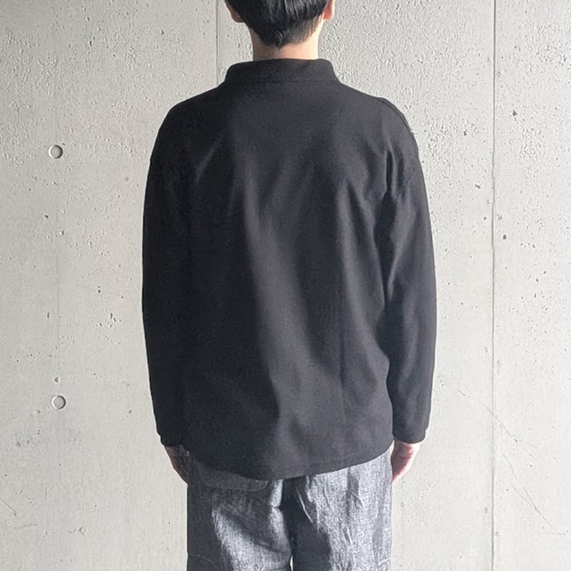 still by hand 通販,still by hand 東京取り扱い店舗,スティルバイハンド,cs08261,Moss stitch skipper shirt