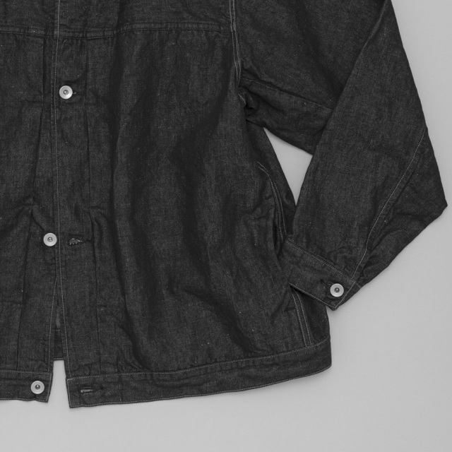 still by hand 通販,still by hand 東京取り扱い店舗,スティルバイハンド,DN01261,Hemp mixed denim blouson