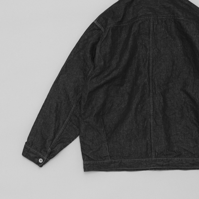 still by hand 通販,still by hand 東京取り扱い店舗,スティルバイハンド,DN01261,Hemp mixed denim blouson