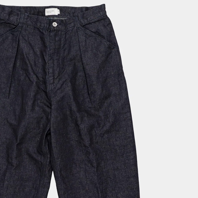 still by hand 通販,still by hand 東京取り扱い店舗,スティルバイハンド,DN02261,Hemp mixed denim pants