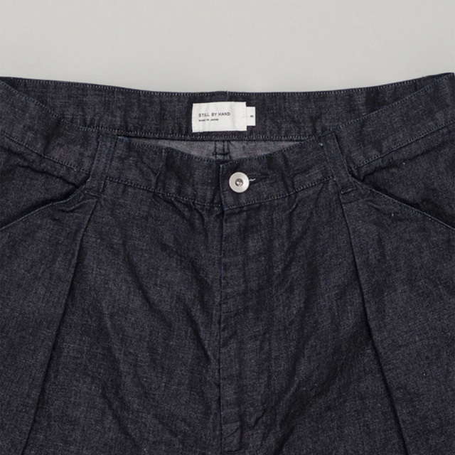 still by hand 通販,still by hand 東京取り扱い店舗,スティルバイハンド,DN02261,Hemp mixed denim pants