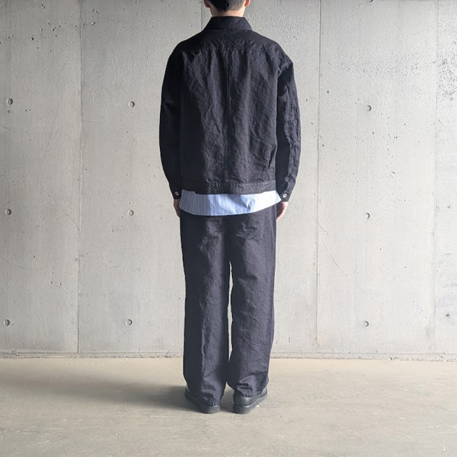 still by hand 通販,still by hand 東京取り扱い店舗,スティルバイハンド,DN01261,Hemp mixed denim blouson