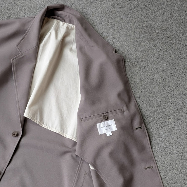 still by hand 通販,still by hand 東京取り扱い店舗,スティルバイハンド,RELAXED 2B JACKET,JK01263