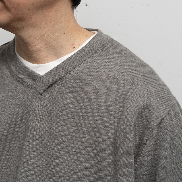 STILL BY HAND,スティルバイハンド,Yak mix 浅v-neck sweater,STILL BY HAND 東京取り扱い店舗,STILL BY HAND 通販,kn01243