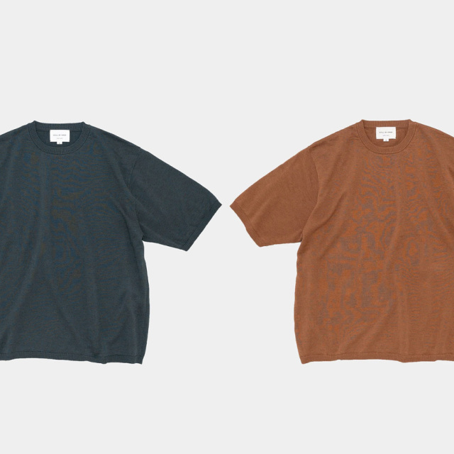 still by hand 通販,still by hand 東京取り扱い店舗,Linen/Cotton Knit Tee, KN01252