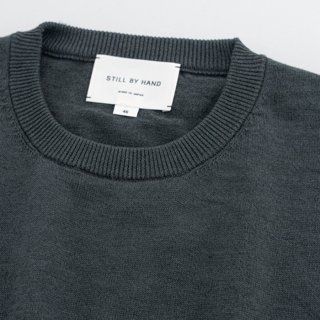 still by hand 通販,still by hand 東京取り扱い店舗,Linen/Cotton Knit Tee, KN01252