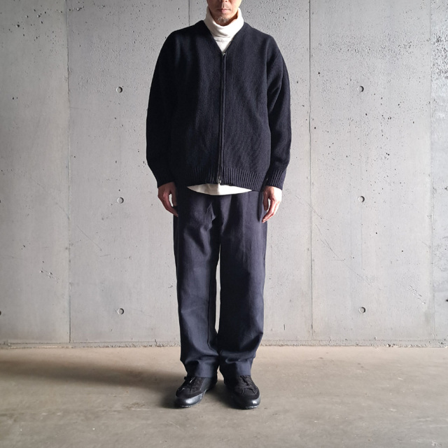 still by hand 通販,still by hand 東京取り扱い店舗,still by hand,スティルバイハンド,kn03243,Zip up cardigan