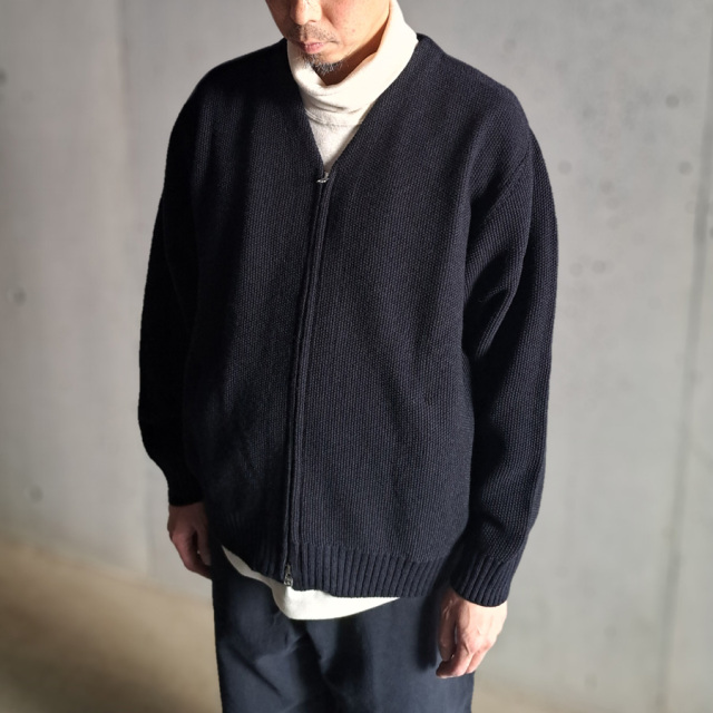 still by hand 通販,still by hand 東京取り扱い店舗,still by hand,スティルバイハンド,kn03243,Zip up cardigan
