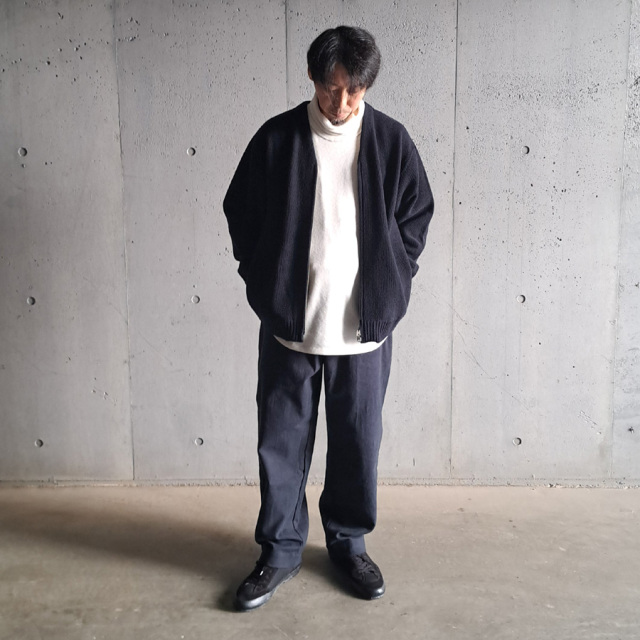 still by hand 通販,still by hand 東京取り扱い店舗,still by hand,スティルバイハンド,kn03243,Zip up cardigan