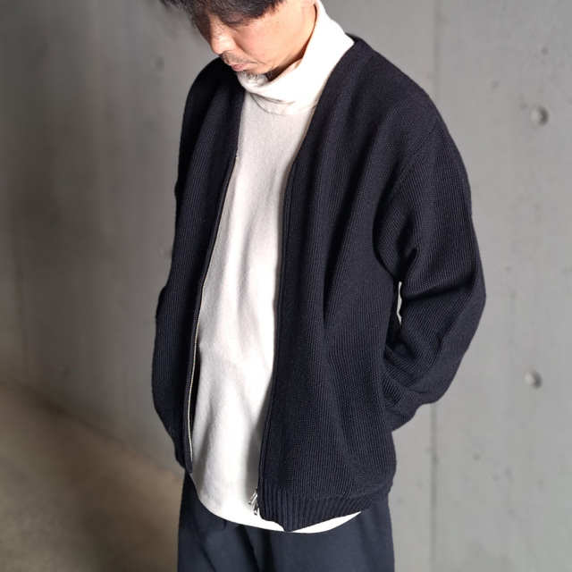 still by hand 通販,still by hand 東京取り扱い店舗,still by hand,スティルバイハンド,kn03243,Zip up cardigan