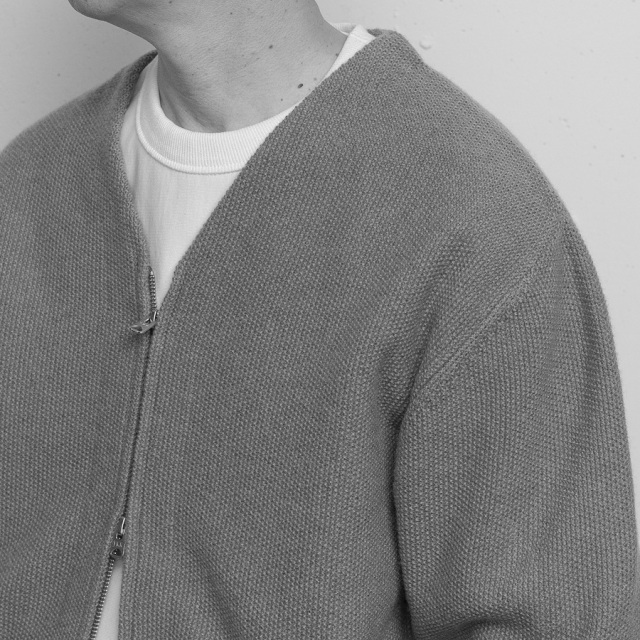 still by hand 通販,still by hand 東京取り扱い店舗,still by hand,スティルバイハンド,kn03243,Zip up cardigan