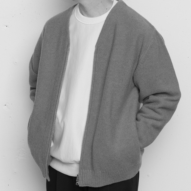 still by hand 通販,still by hand 東京取り扱い店舗,still by hand,スティルバイハンド,kn03243,Zip up cardigan