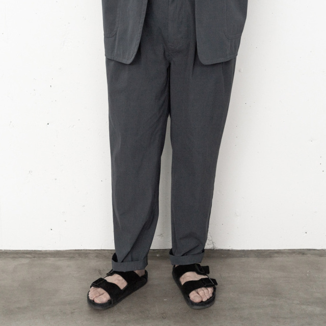 STILL BY HAND 東京取り扱い店舗,STILL BY HAND 通販,STILL BY HAND,スティルバイハンド,PT02241,Garment-dye 4 tuck pants