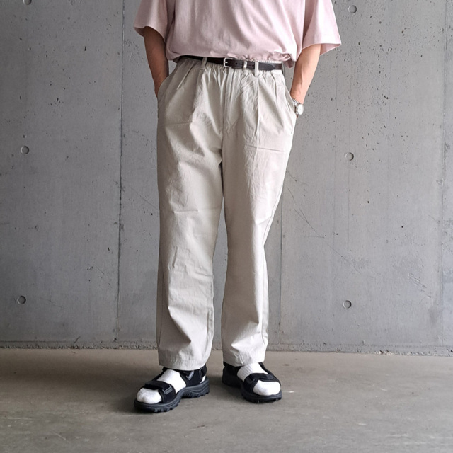 STILL BY HAND 東京取り扱い店舗,STILL BY HAND 通販,STILL BY HAND,スティルバイハンド,Cotton/Silk 1tuck Pants,PT02242