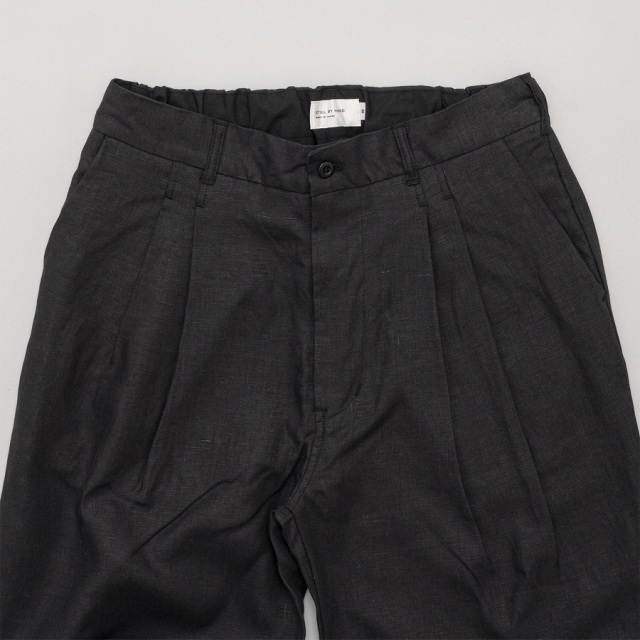 still by hand 通販,still by hand 東京取り扱い店舗,スティルバイハンド,PT02262,inen 2tuck Tapered Pants