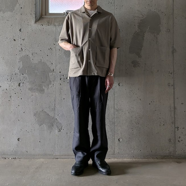 still by hand 通販,still by hand 東京取り扱い店舗,スティルバイハンド,PT02262,inen 2tuck Tapered Pants