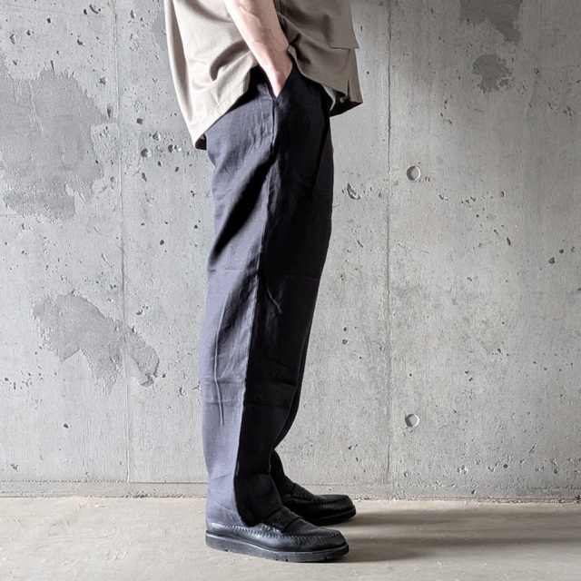 still by hand 通販,still by hand 東京取り扱い店舗,スティルバイハンド,PT02262,inen 2tuck Tapered Pants