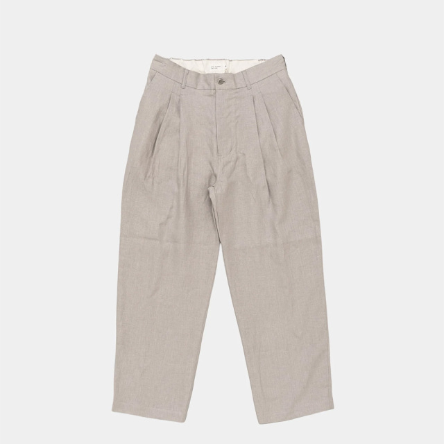 still by hand 通販,still by hand 東京取り扱い店舗,スティルバイハンド,PT02262,inen 2tuck Tapered Pants