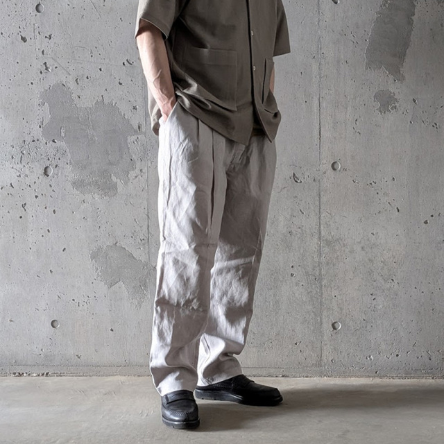 STILL BY HAND (スティルバイハンド) [ PT02262 ] Linen 2Tuck Tapered