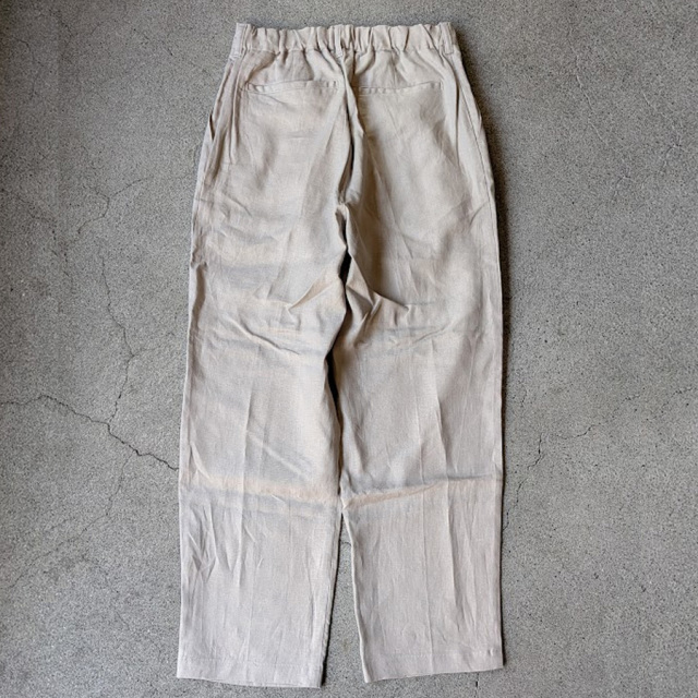 still by hand 通販,still by hand 東京取り扱い店舗,スティルバイハンド,PT02262,inen 2tuck Tapered Pants