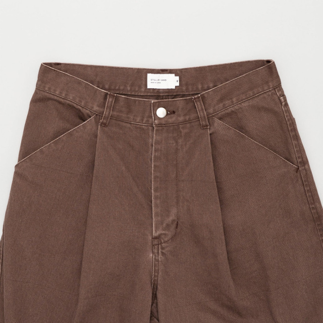 still by hand 通販,still by hand 東京取り扱い店舗,スティルバイハンド,12oz Color Denim Pants,PT03254