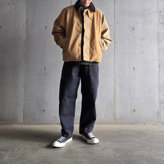 はるです STILL BY HAND [ PT03254 ] 12oz Color Denim Pants (BROWN)(INK BLACK)