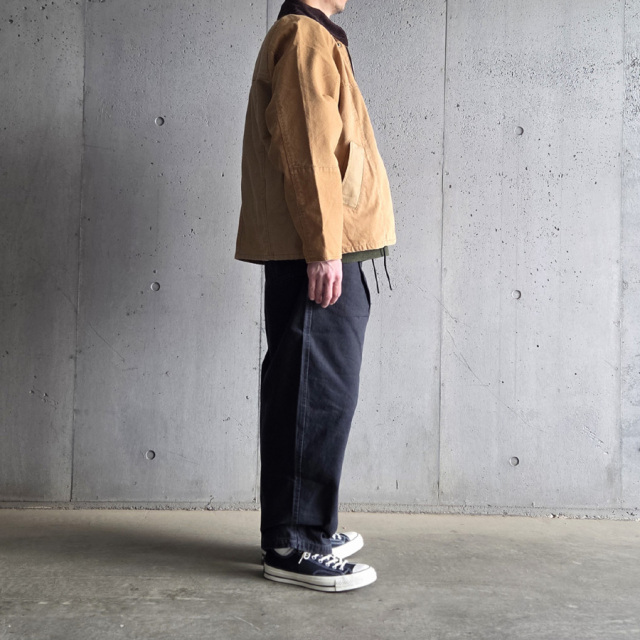 STILL BY HAND [ PT03254 ] 12oz Color Denim Pants (BROWN)(INK BLACK)