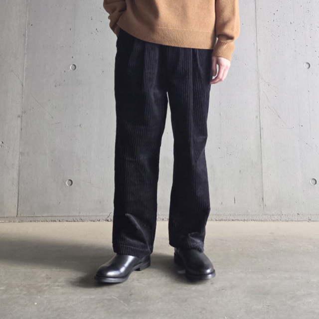 still by hand 通販,still by hand 東京取り扱い店舗,スティルバイハンド,3.5W Corduroy 2Tuck Pants,PT05254