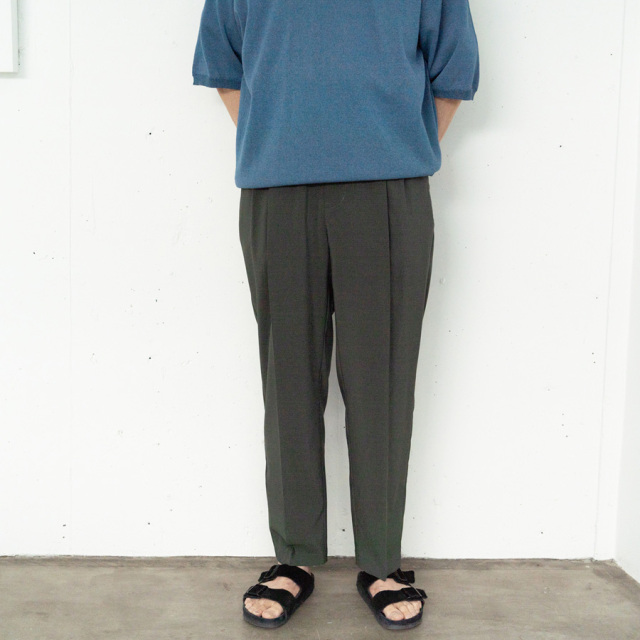 STILL BY HAND 東京取り扱い店舗,STILL BY HAND 通販,STILL BY HAND,スティルバイハンド,Pressed relaxed pants,PT06241