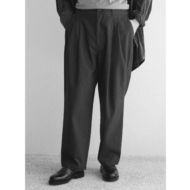 still by hand 通販,still by hand 東京取り扱い店舗,スティルバイハンド, Deep tuck pressed pants,PT06253