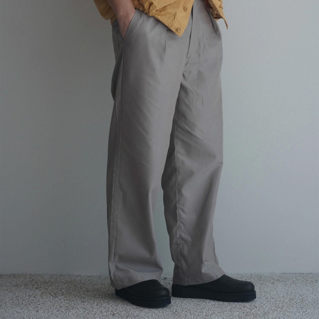 still by hand 通販,still by hand 東京取り扱い店舗,Cupro mixed straight pants, PT08251,スティルバイハンド 東