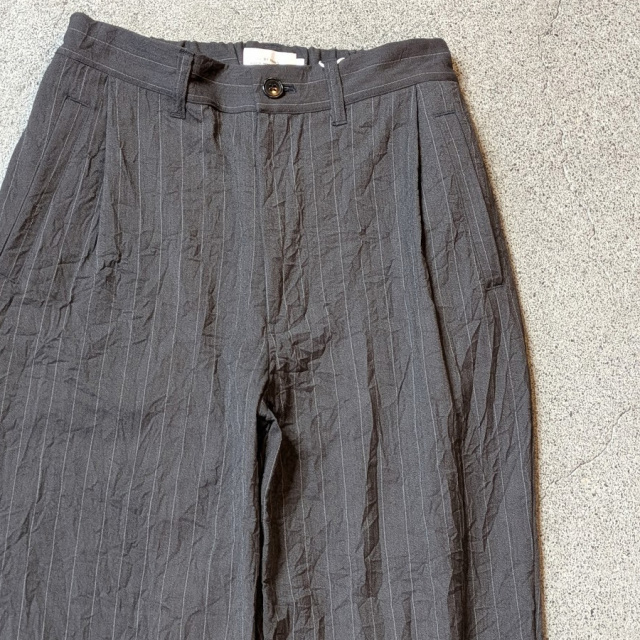 still by hand 通販,still by hand 東京取り扱い店舗,スティルバイハンド,CREASY PLEATED PANTS,PT09263